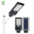 80w 120w ao ar livre tudo em um luz de rua led solar